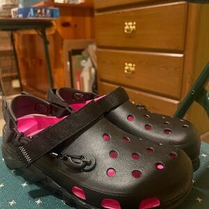 Crocs Duet Max 2 Black Pink Post Malone